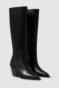 25qty NEW / TALL BEKAH BOOTS - BLACK