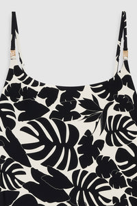 VESTA ONE PIECE - BLACK BIRD OF PARADISE