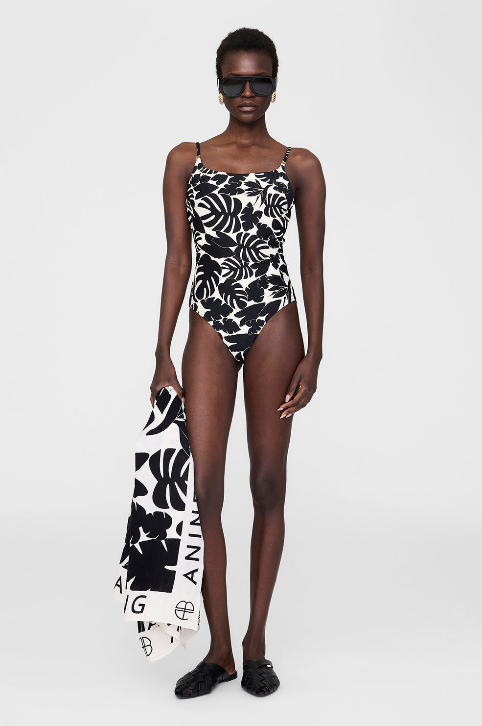 VESTA ONE PIECE - BLACK BIRD OF PARADISE