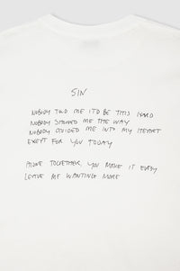 80qty NEW / WALKER TEE LYRICS - IVORY