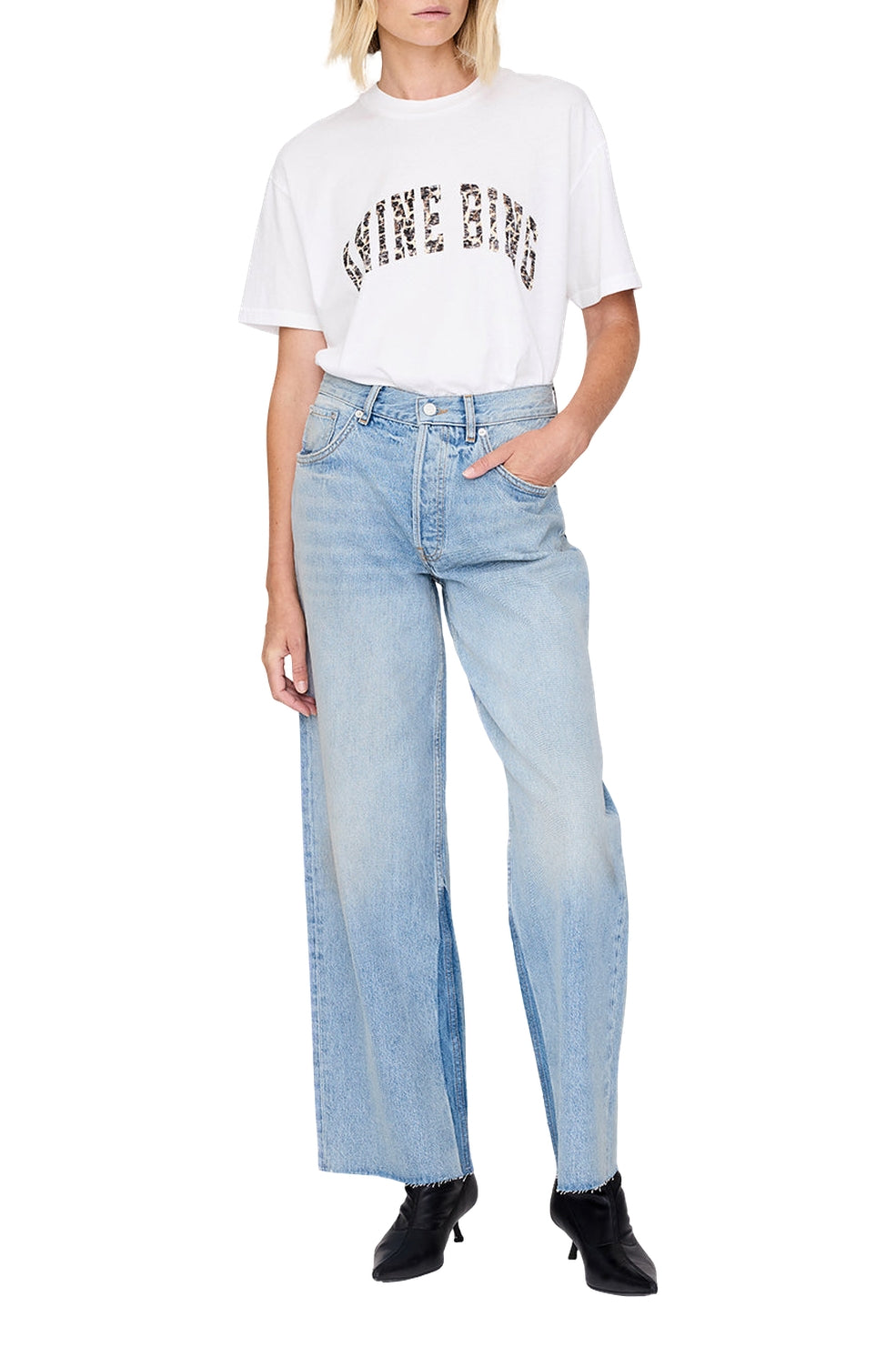 Walker Leopard T-shirt - Ecru