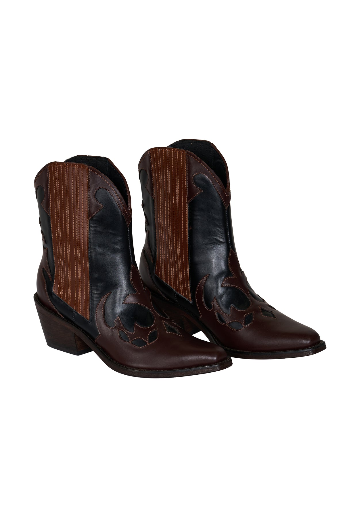Black / Mule Deer Boots in Black