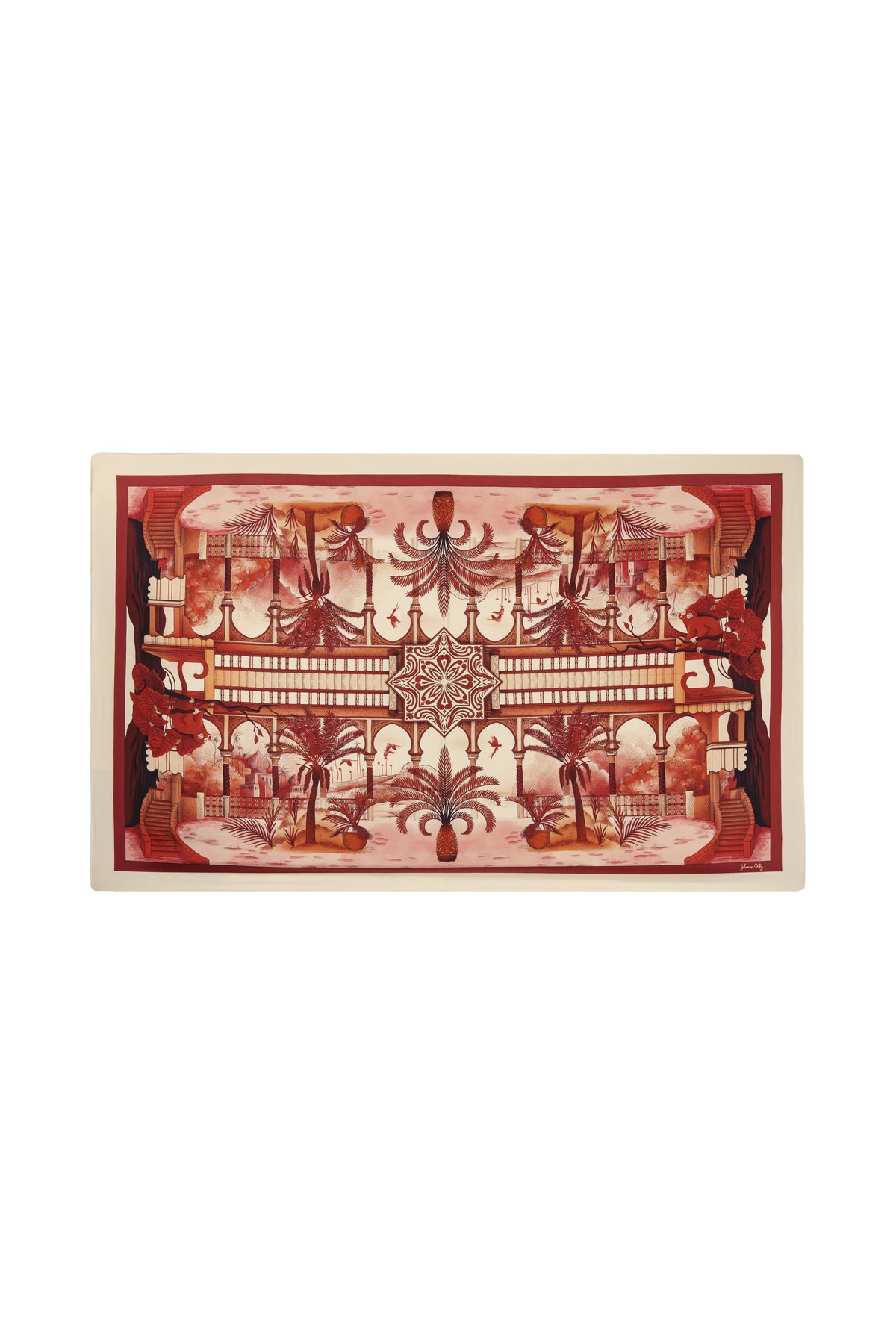 Red / Secretos del Haren Shawl