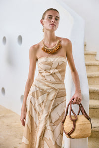 Brown / Soberanos Del Mar Necklace in Paprika