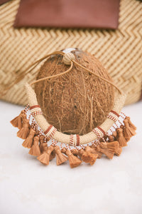 Brown / Soberanos Del Mar Necklace in Paprika