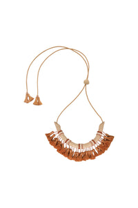 Brown / Soberanos Del Mar Necklace in Paprika