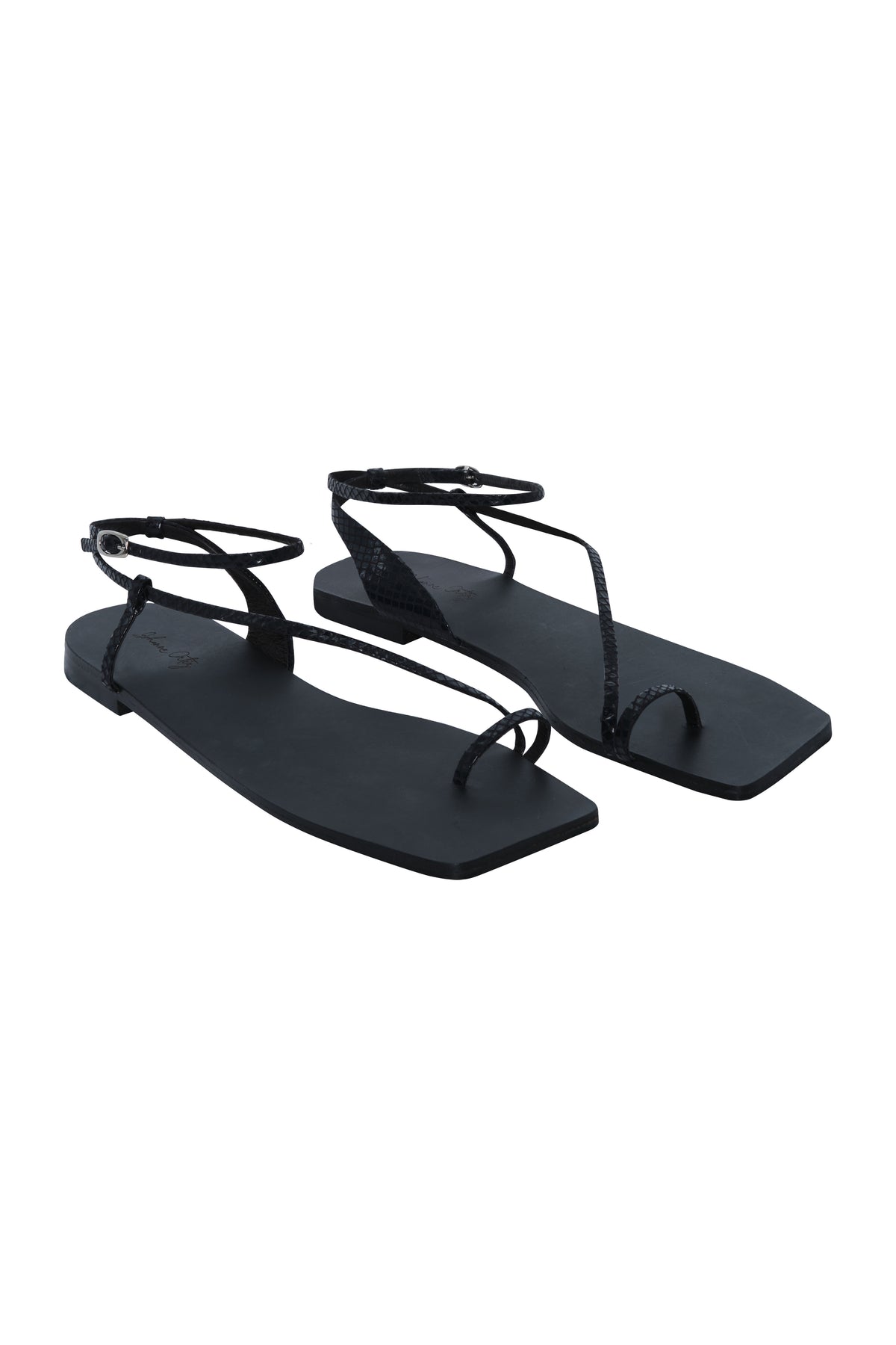 Black / Flamenco Echoes sandal