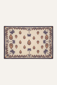 Blue / Tropical Bandana Shawl