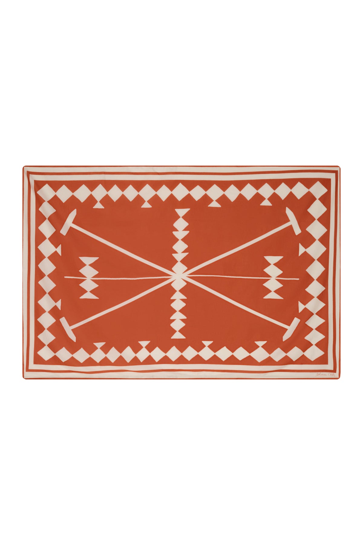 Camel / Polo Rhombs Pareo