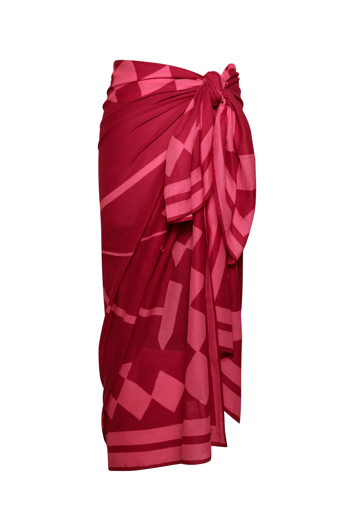 Wine / Polo Rhombs Pareo