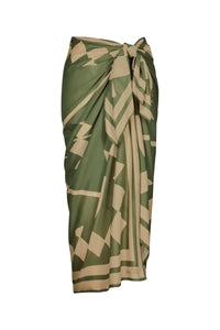 Green / Polo Rhombs Pareo