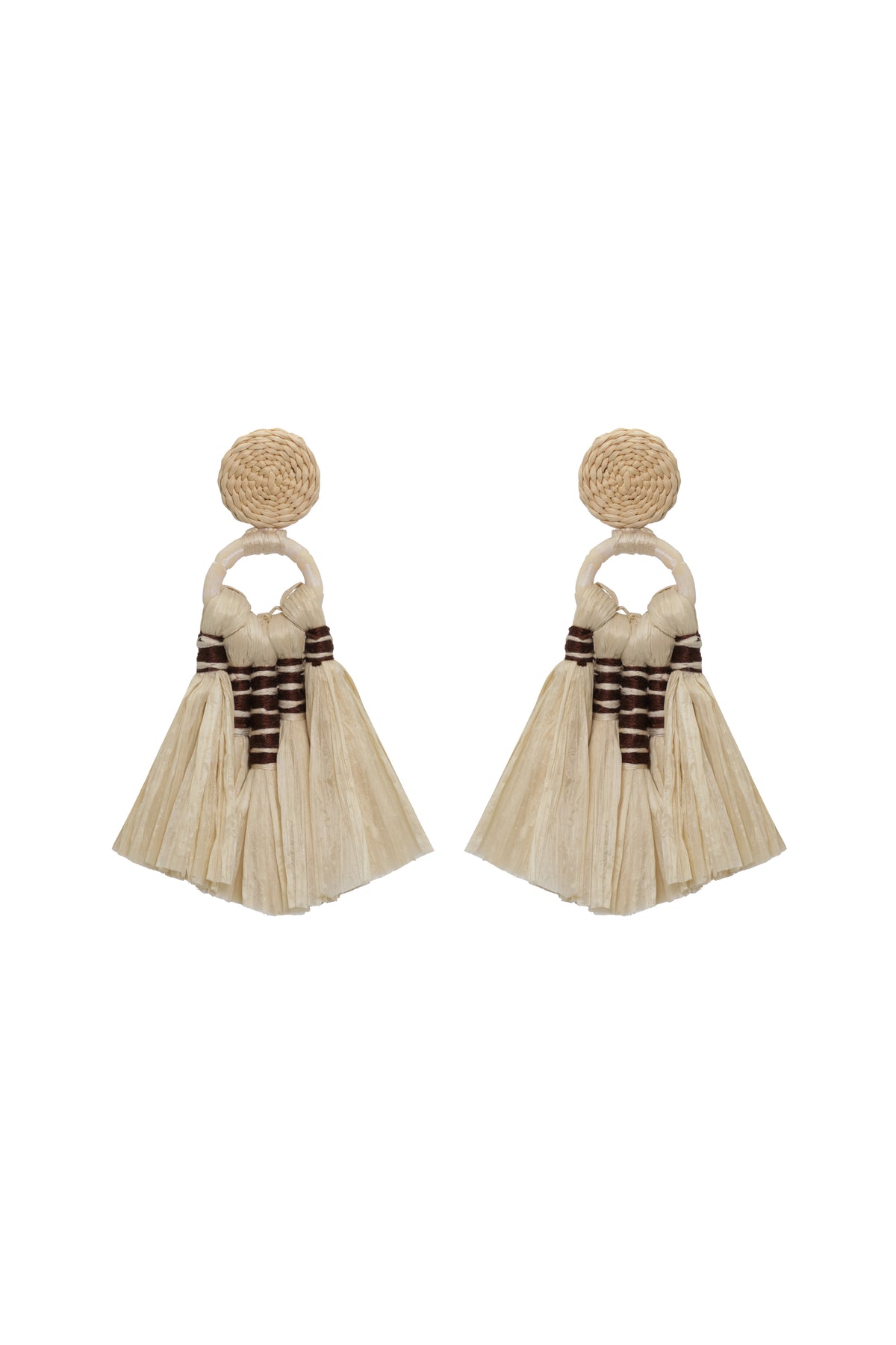 White / Eternal Existence Earrings