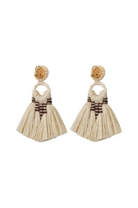White / Eternal Existence Earrings