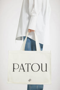 Cabas Patou en coton bio - Crème