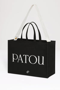 Cabas Patou en coton bio - Noir