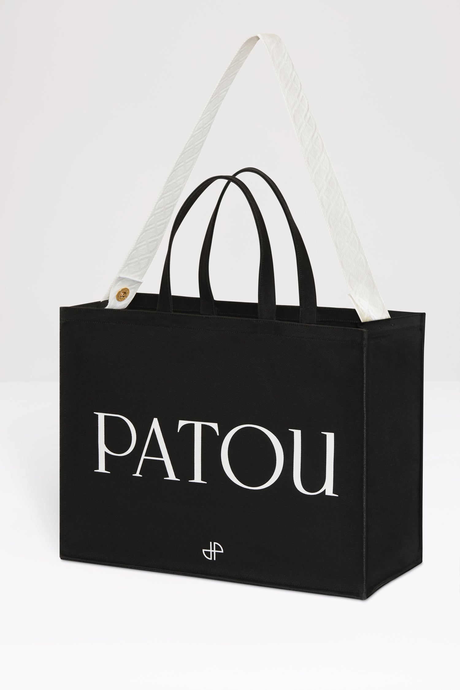 Cabas Patou en coton bio - Noir