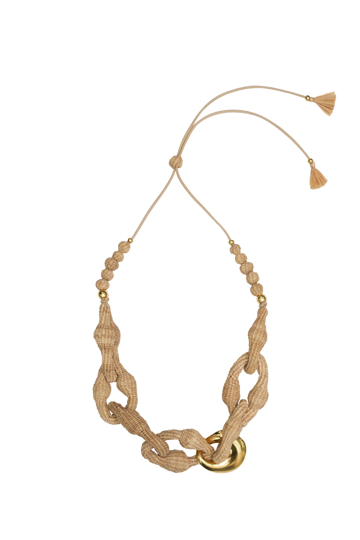 Beige / Reverence To Their Gods Necklace