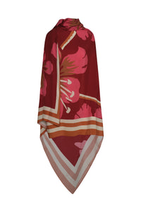 Wine / Delicate Astromelia Shawl