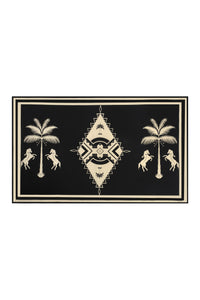Black / Sacred Equestrian Shawl