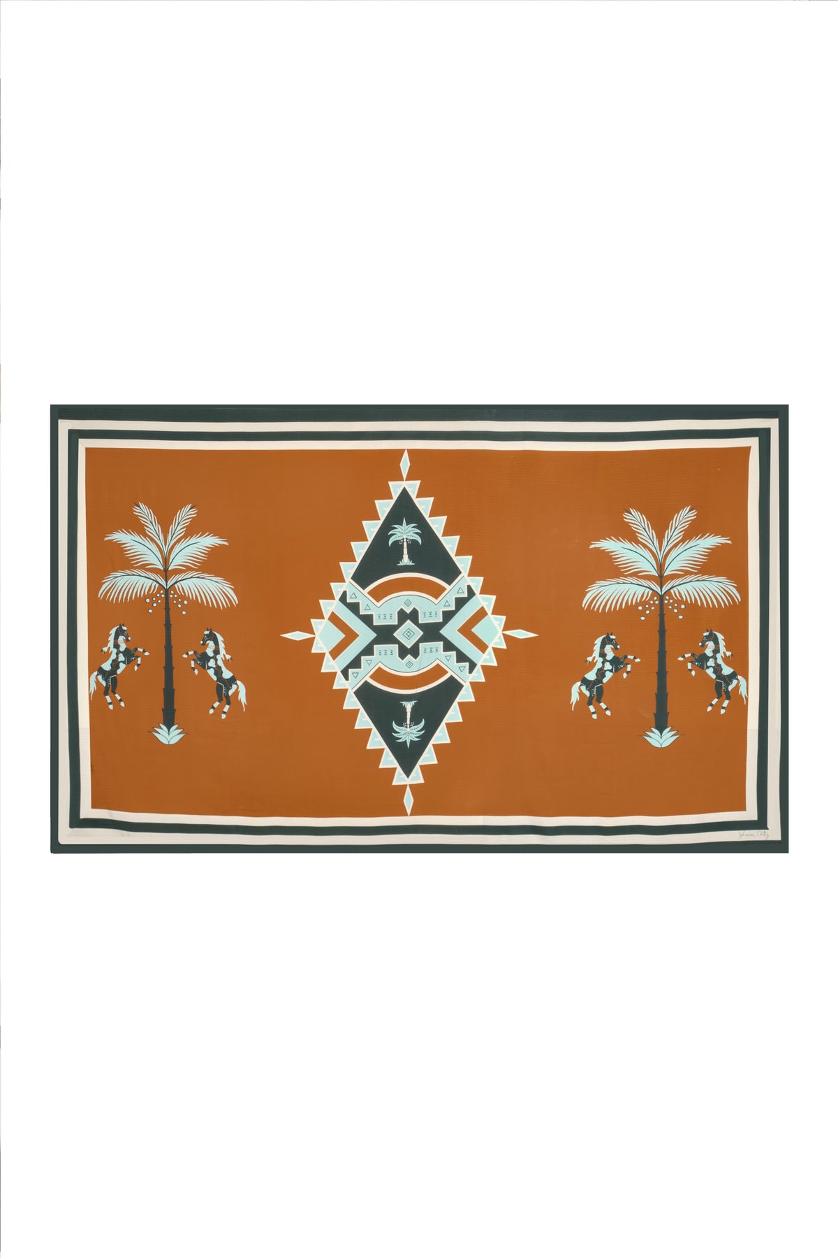 Camel / Sacred Equestrian Shawl