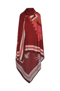Wine / Sacred Equestrian Shawl