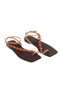 Red / Dazzling Crest Sandal