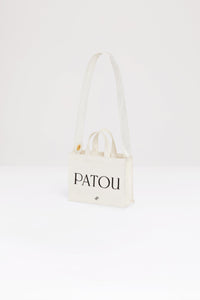 Petit cabas Patou en coton bio - Crème