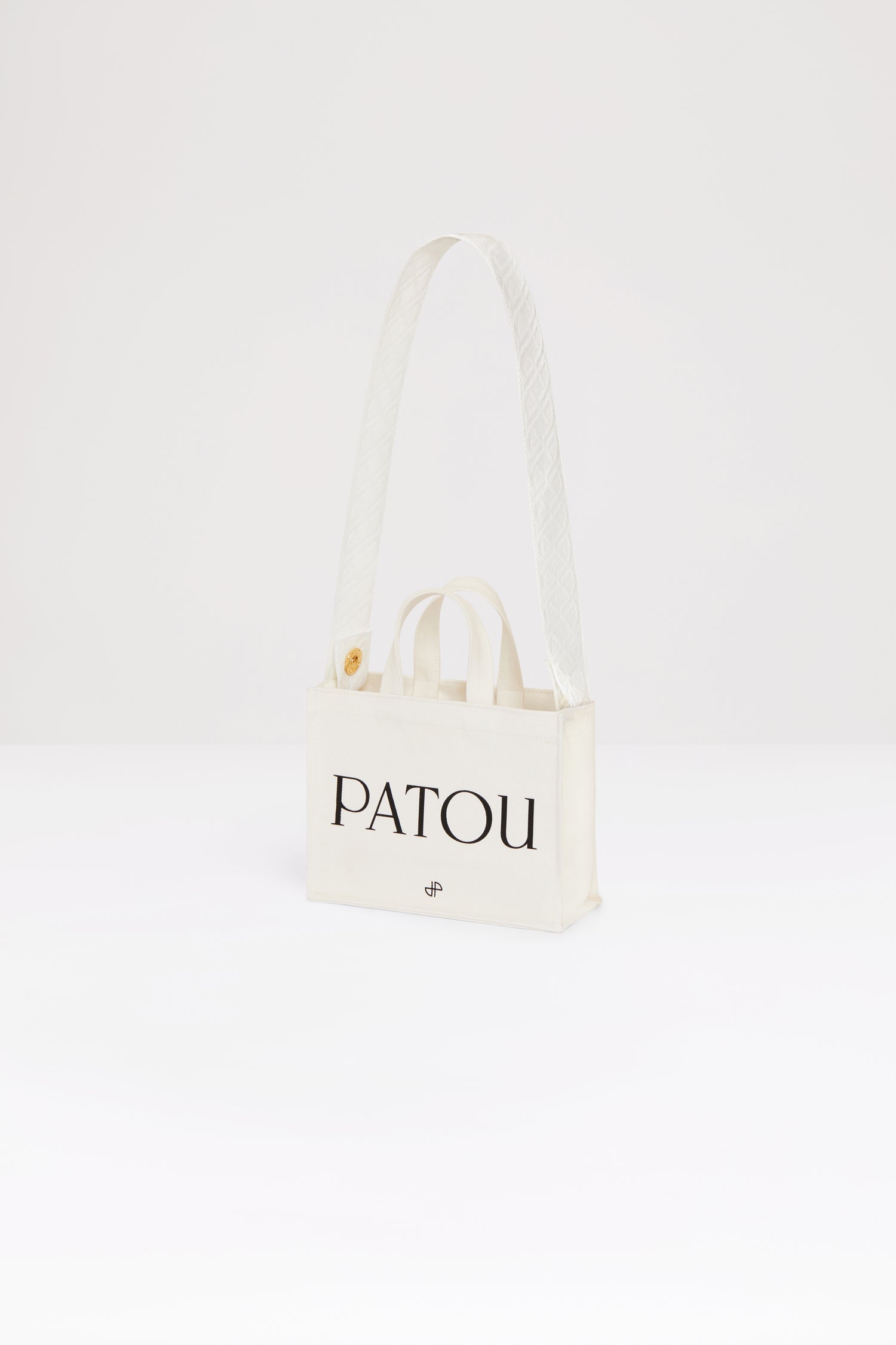 Petit cabas Patou en coton bio - Crème