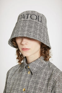 Bob Patou en jacquard de coton - Noir et Blanc