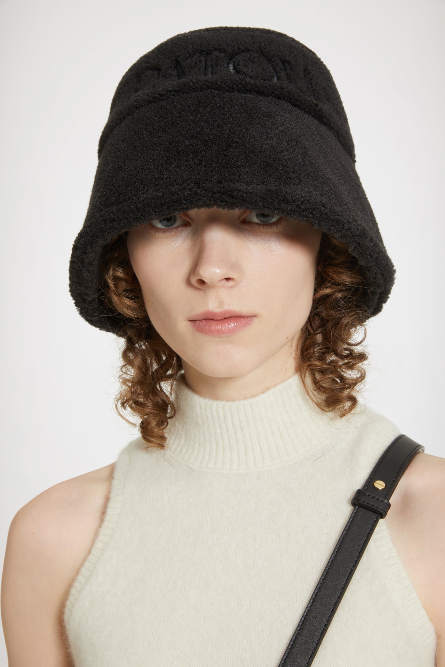 Bob Patou en faux shearling - Noir