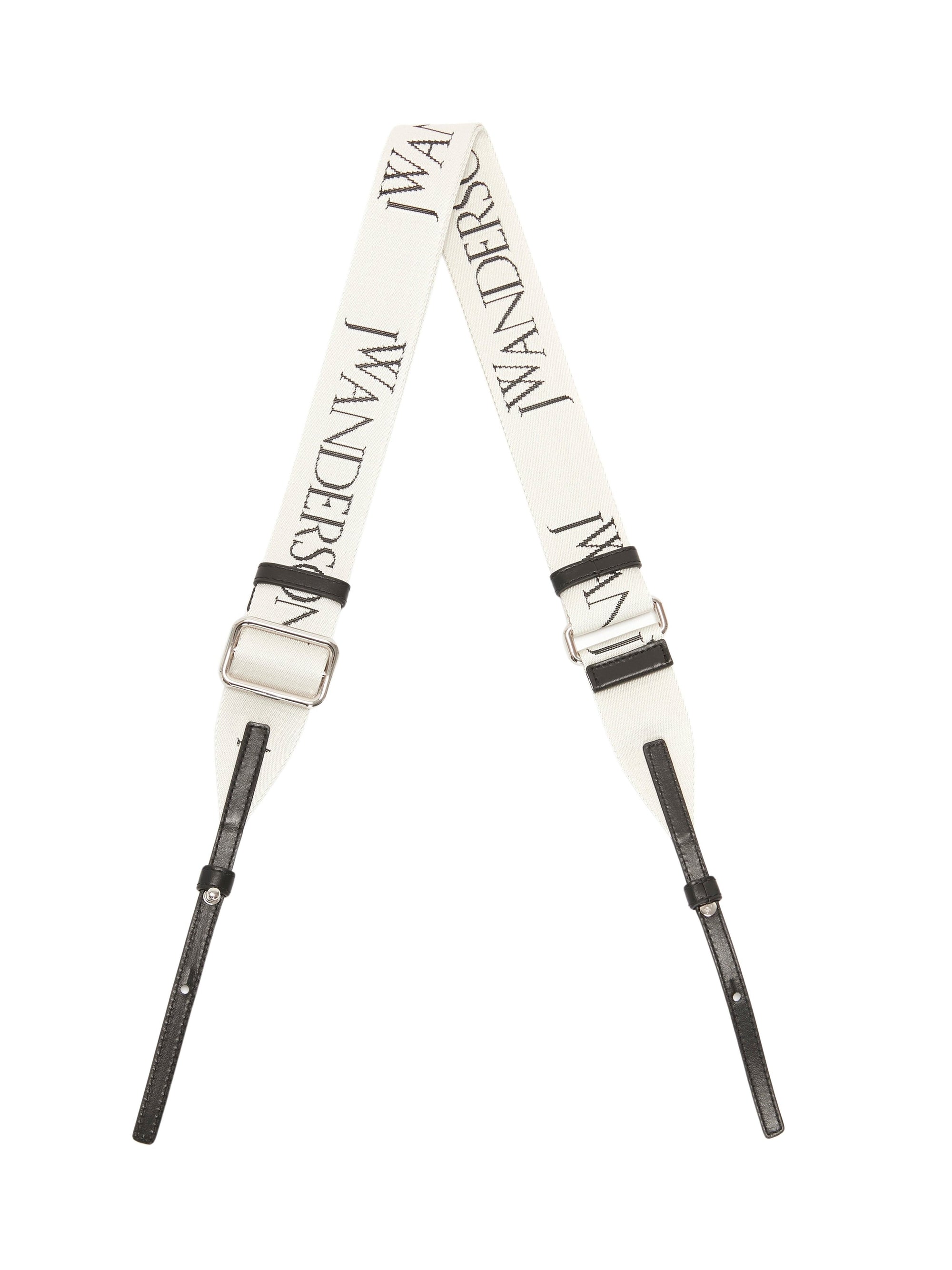 Bandoulière ajustable avec logo - White & Black