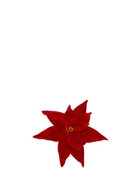 Broche Poinsettia - Red