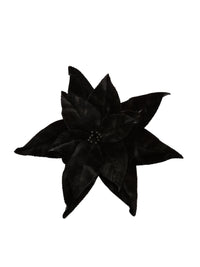 Broche Poinsettia - Black