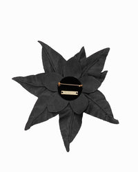 Broche Poinsettia - Black