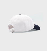 Casquette Vendome en tissu - White & Dark Navy