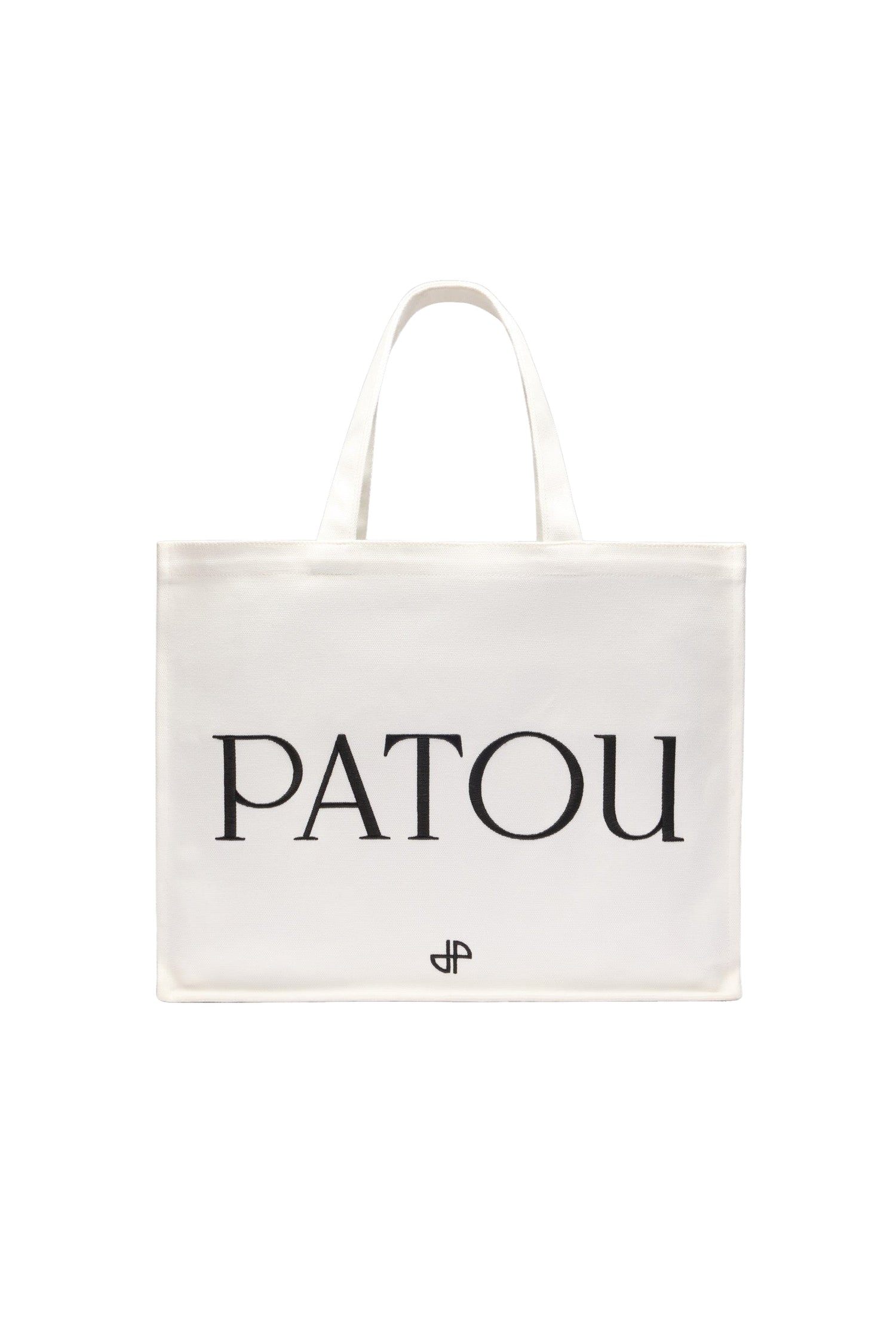 White / Grand cabas Patou en coton