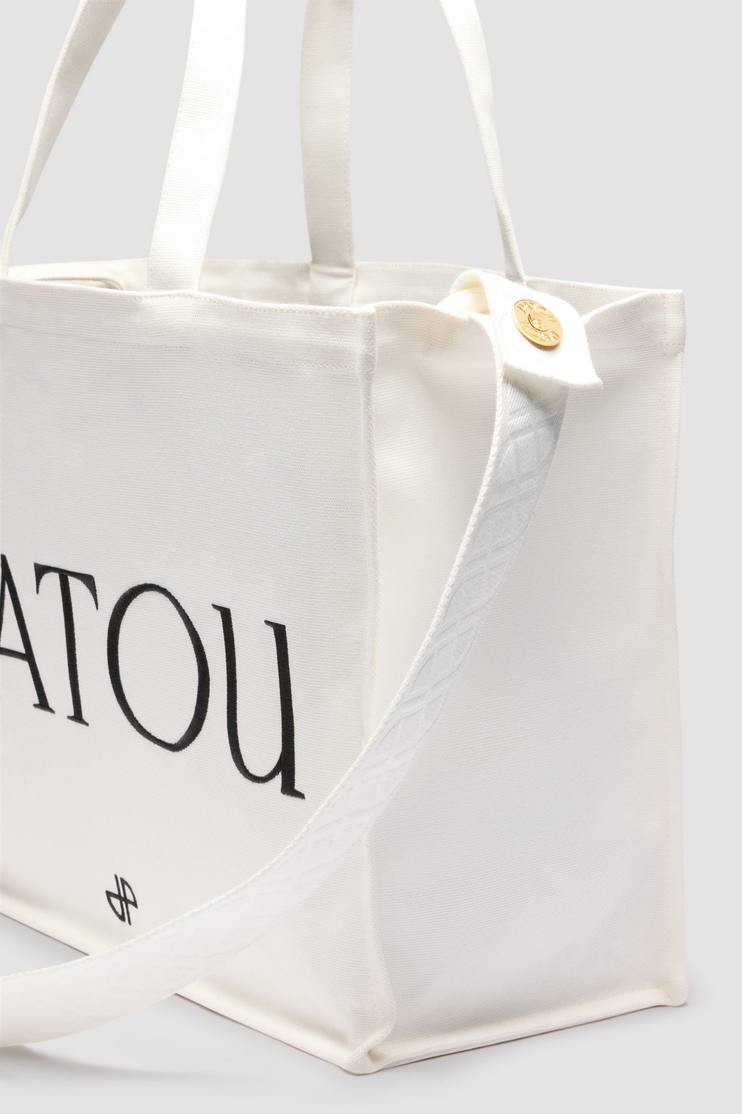 White / Grand cabas Patou en coton