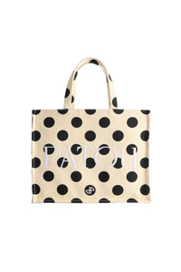 Angora Dots / Grand cabas JP en coton imprimé