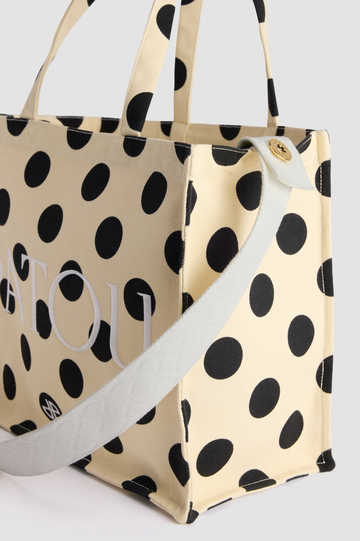 Angora Dots / Grand cabas JP en coton imprimé