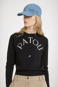 Casquette Patou en denim bio - Bleu Glacier