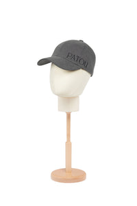 Casquette Patou en denim bio - Gris Anthracite