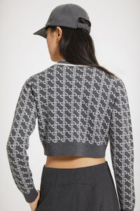 Casquette Patou en denim bio - Gris Anthracite