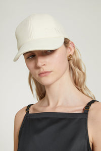 Casquette Patou en feutre de laine mélangée - Blanc Avalanche