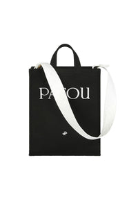 Black / Cabas Patou vertical en coton