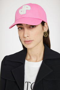 Casquette JP en coton - Rose
