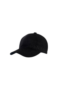 Black / Casquette Patou en velours côtelé