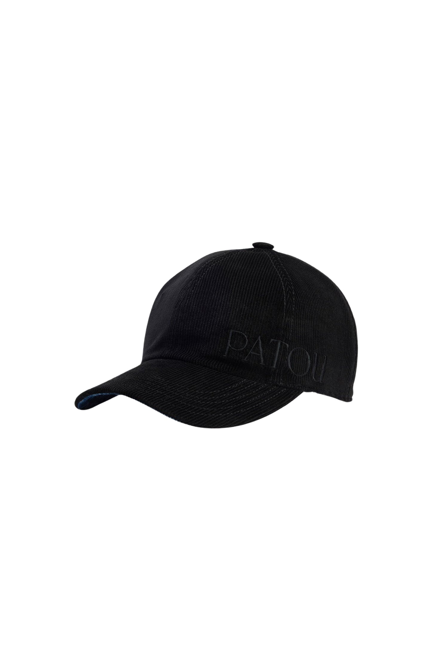Black / Casquette Patou en velours côtelé