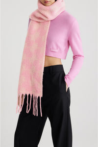 Rosebloom Pink / Écharpe JP en mélange de baby alpaga