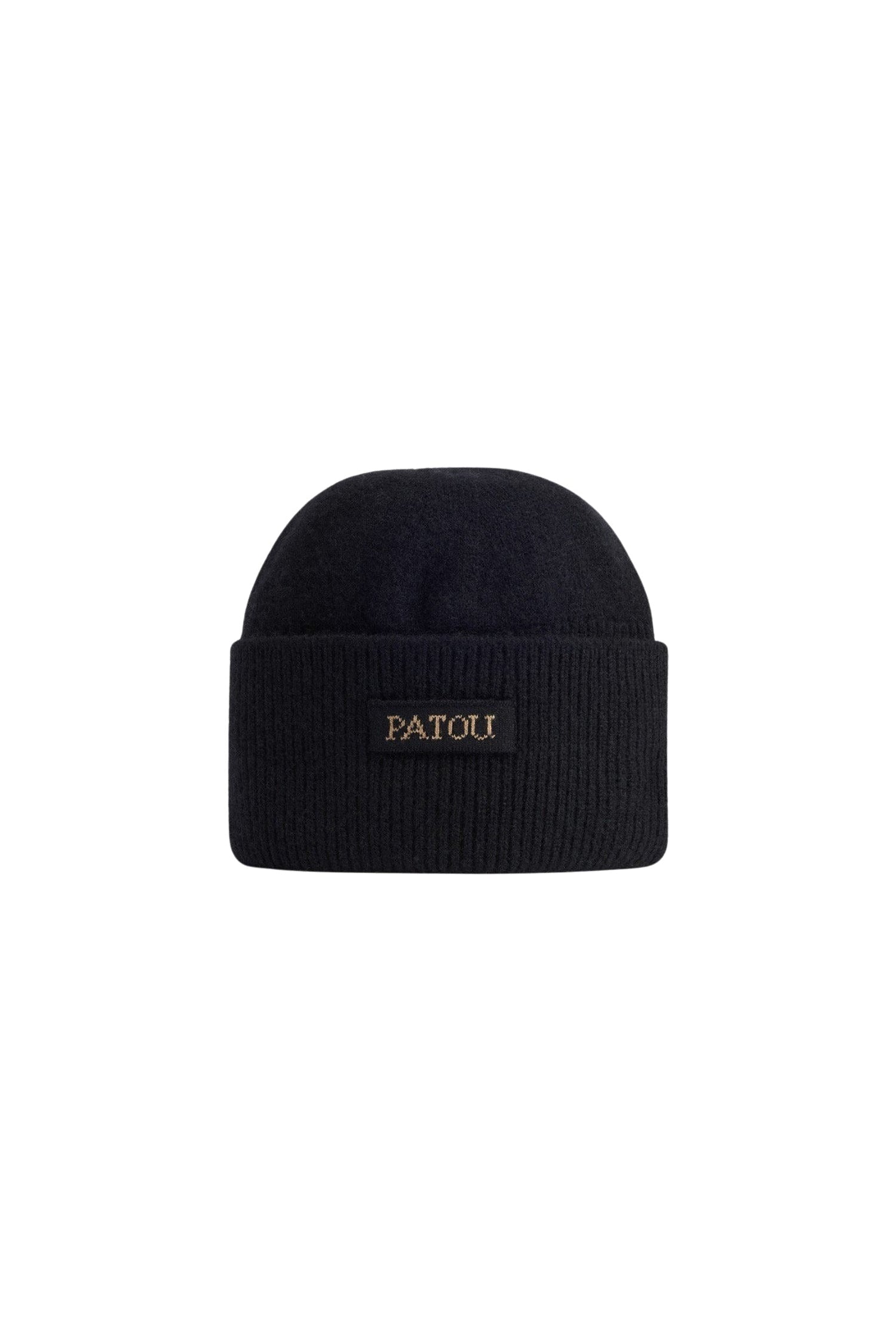 Bonnet Patou en laine et cachemire - Noir