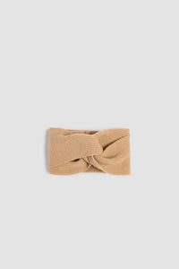Bandeau turban en laine et cachemire éco-responsable